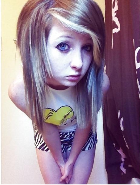25P Sweet Blonde Teen Baylee with Freckles
