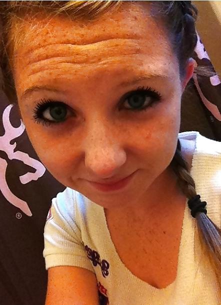 25P Sweet Blonde Teen Baylee with Freckles