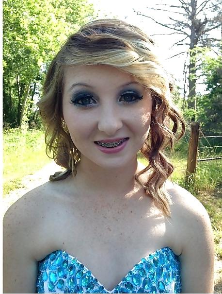 25P Sweet Blonde Teen Baylee with Freckles