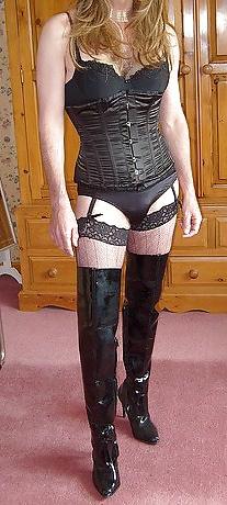 21P I love a tranny in a corset 16