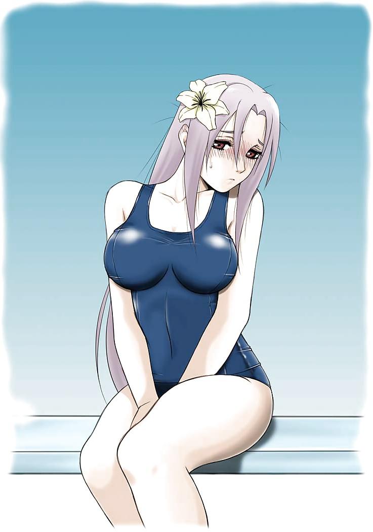 25P HENTAI Cute girl in School Swimsuit