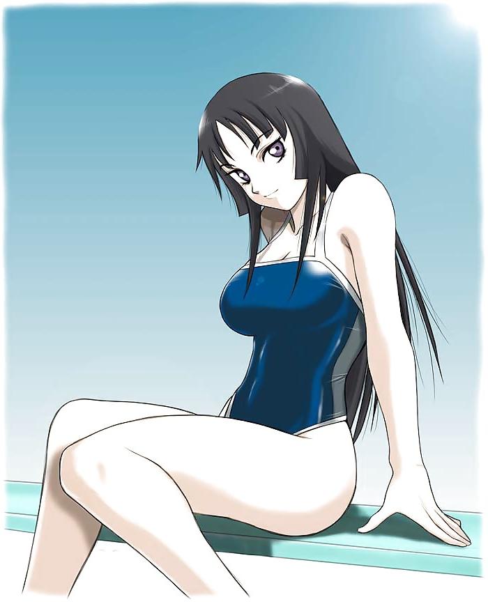 25P HENTAI Cute girl in School Swimsuit