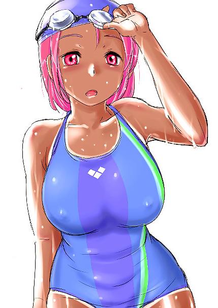25P HENTAI Cute girl in School Swimsuit