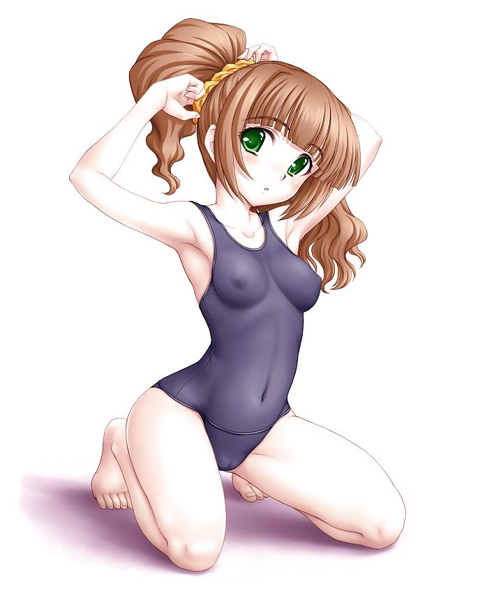 25P HENTAI Cute girl in School Swimsuit