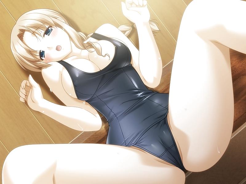 25P HENTAI Cute girl in School Swimsuit