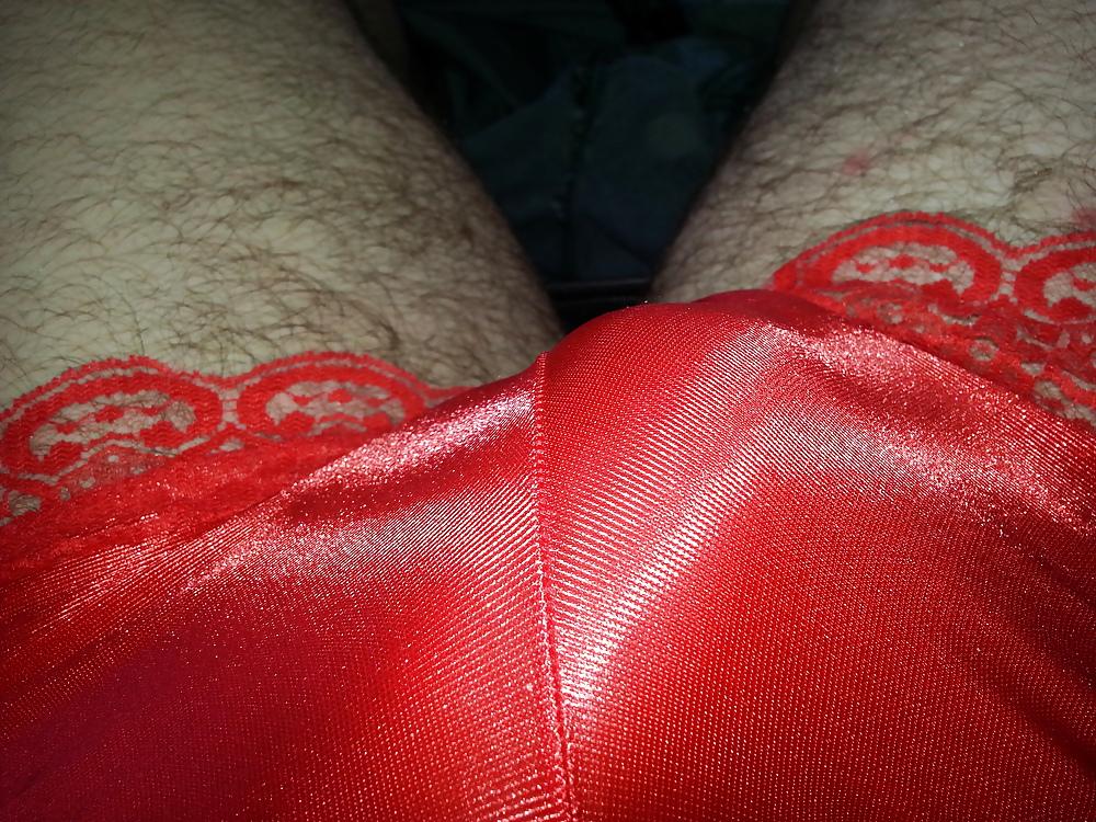 13P Red french knickers