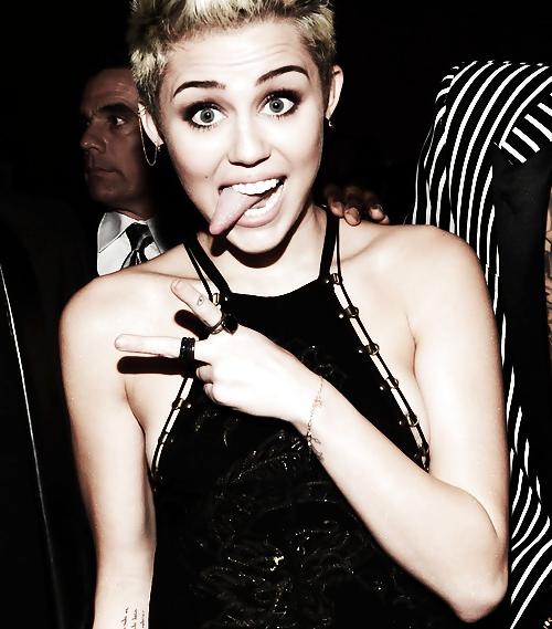 25P Sexy Dress Miley Cyrus at the Clive Davis Grammy Party 2013