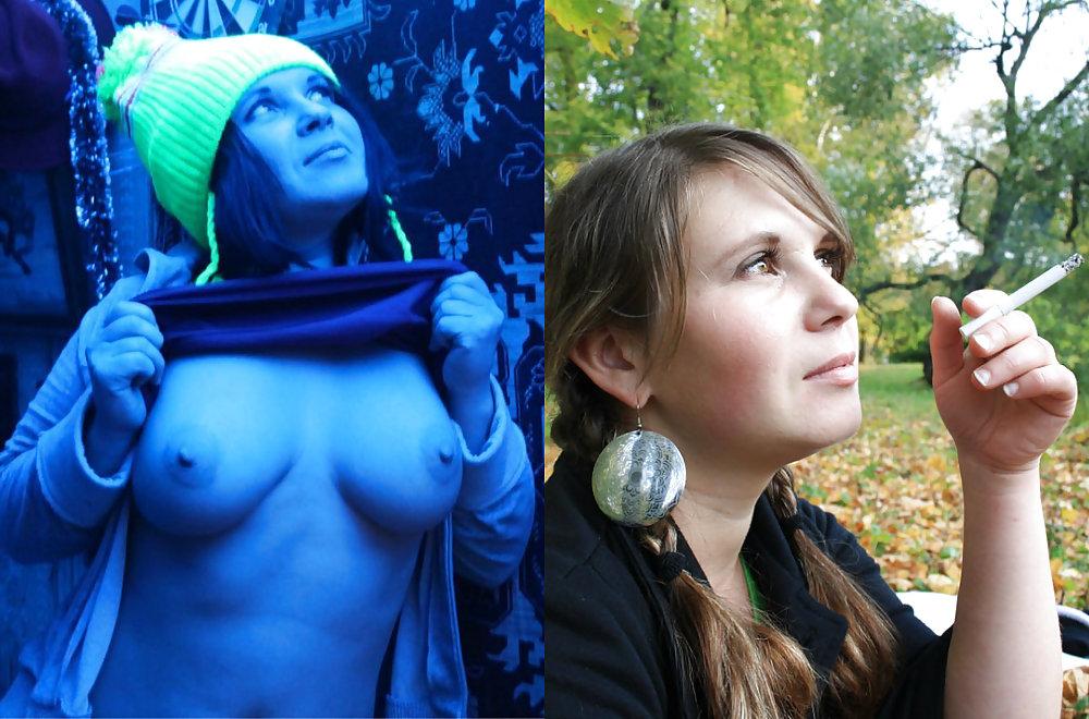 25P Russian girls and women. (Dress and undress).