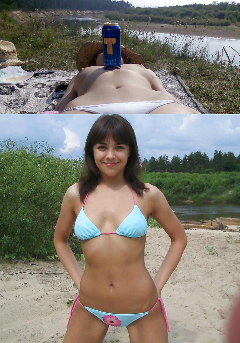 25P Russian girls and women. (Dress and undress).