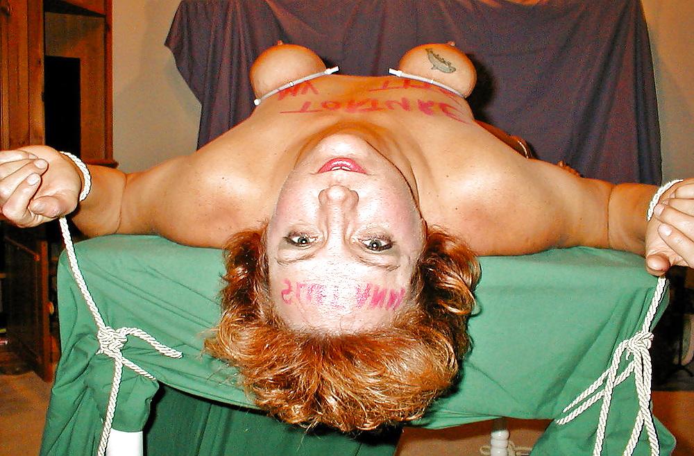 10P Writing Slut Ann - what would you write on her body