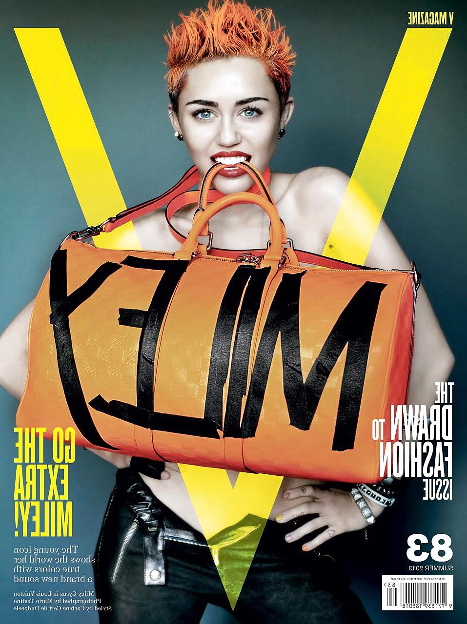 22P Sexy Dirty Miley Cyrus Photoshoot for V Magazine, May 2013