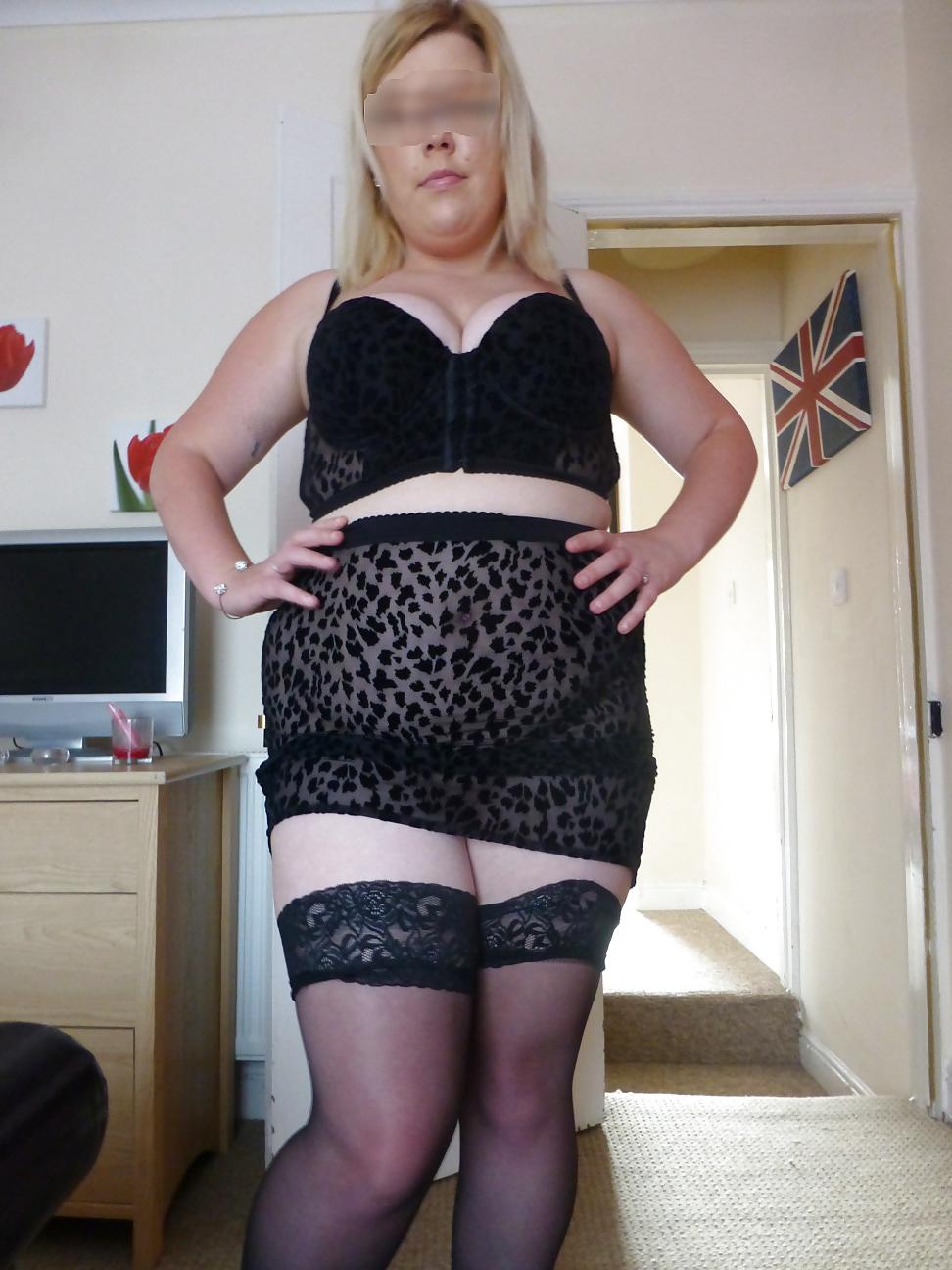 16P Little Black Dress and Huge Tits