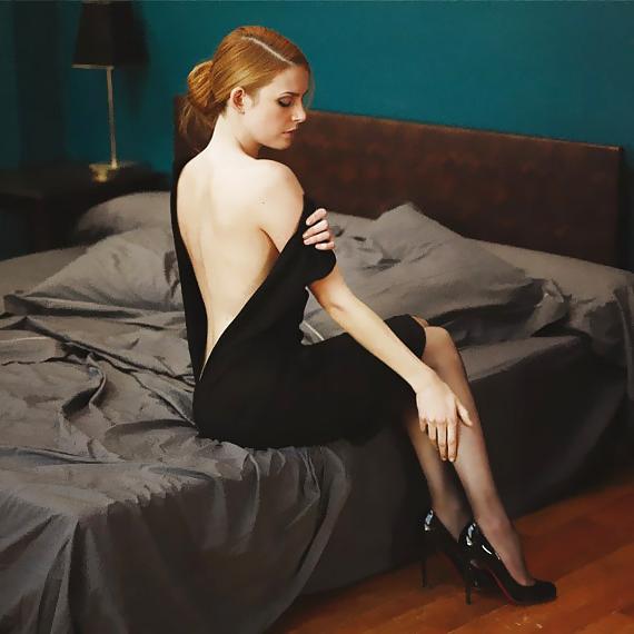 25P Elodie Frege, French singer with sexy legs!