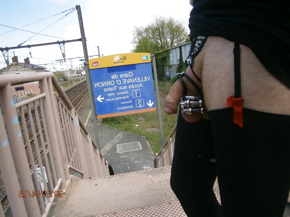 15P Dick cock flash sexe exhib outdoor