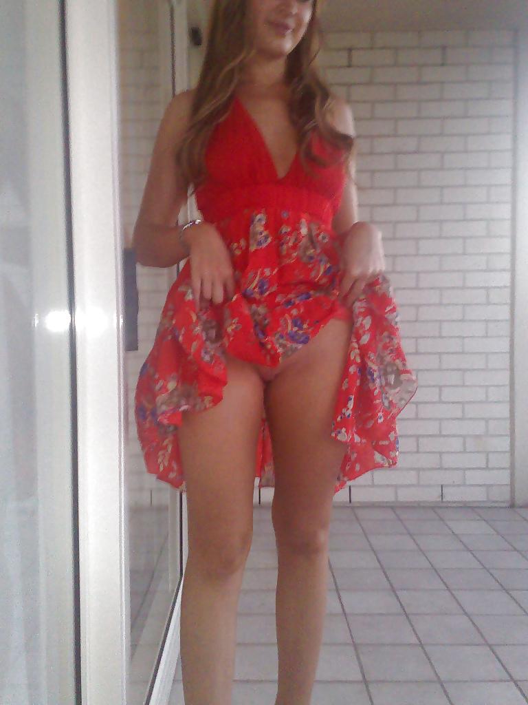 25P Lift up your dress and show us your pussy 6
