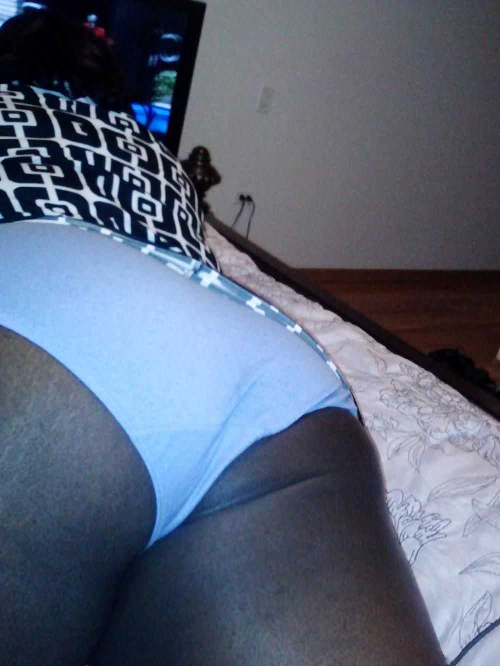 11P my wife in  her  blue panties