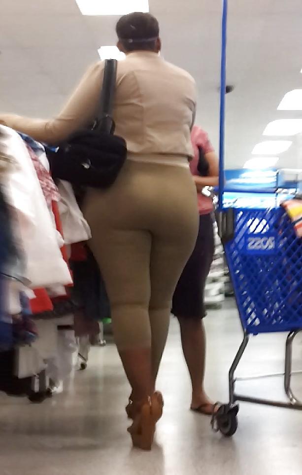 9P AMAZON Redbone Blk THICK MOMMA in TIGHTS voyeur candid