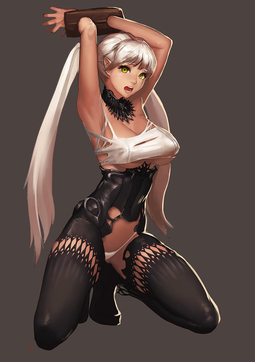 25P Hentai - Tied up for fun Vol. 2 (pillory)