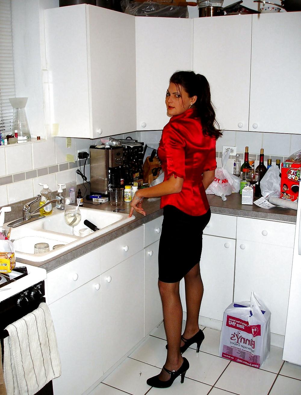 25P Milf Becky. Leggings, Spandex, Pantyhose and tight dress