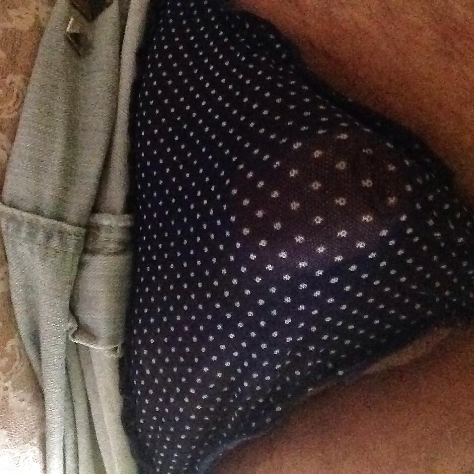 4P Blue panties and short skirt 