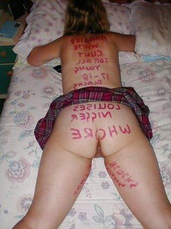 25P Les salopes ( body writting)