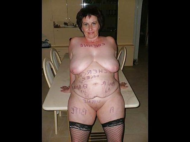 25P Les salopes ( body writting)
