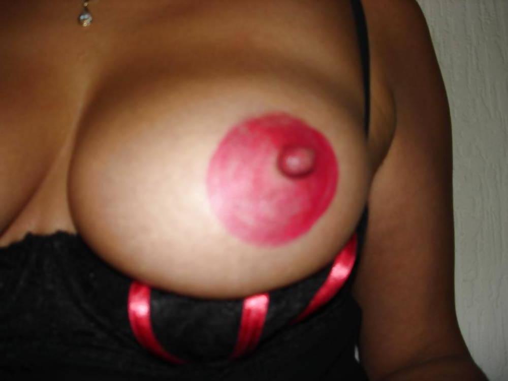 5P Lipstick coated nipples