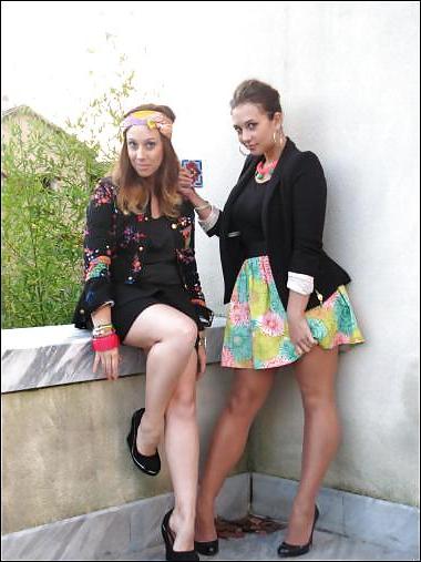 25P French Bloggers Mode with sexy legs 34