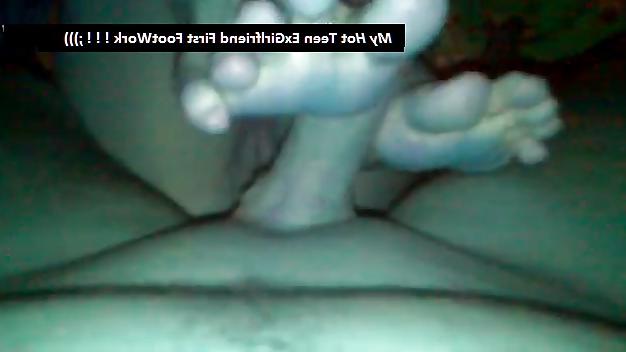 10P MyTeenExGf Footjob