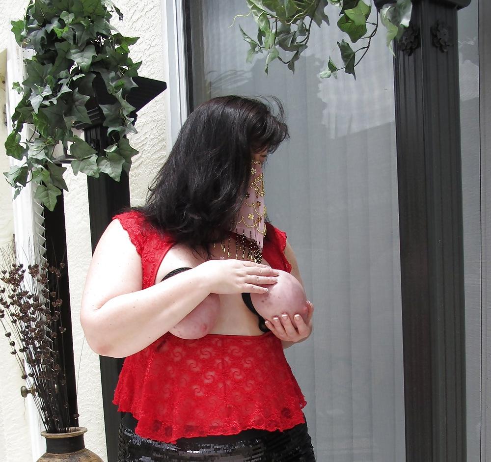 9P Little Backyard MILF Part 2