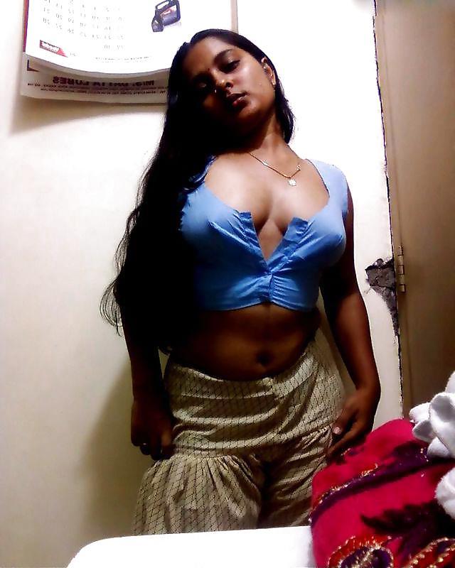 8P In Blue Blouse Exposing My Tits and Giving Horny Expressions