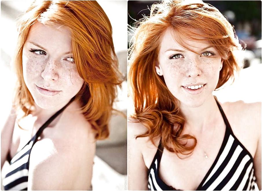 16P Cute freckled faces