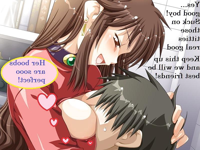 13P Hentai With Captions 6: Breasts Smothering!!