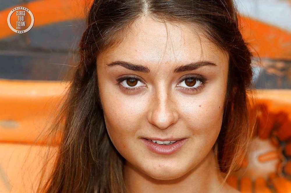 16P Amateur teenie Adel showing her hairy beaver