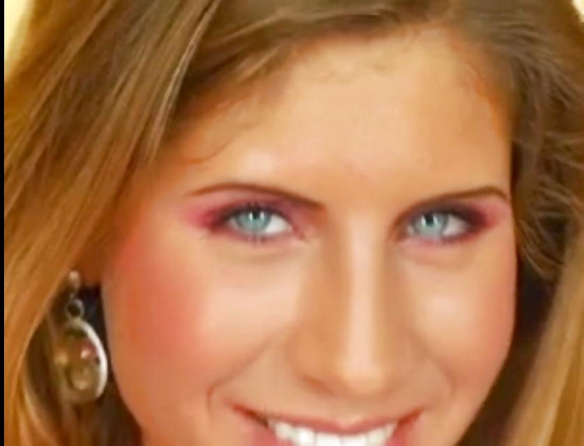 10P Jennifer Stone blue spermy eyes