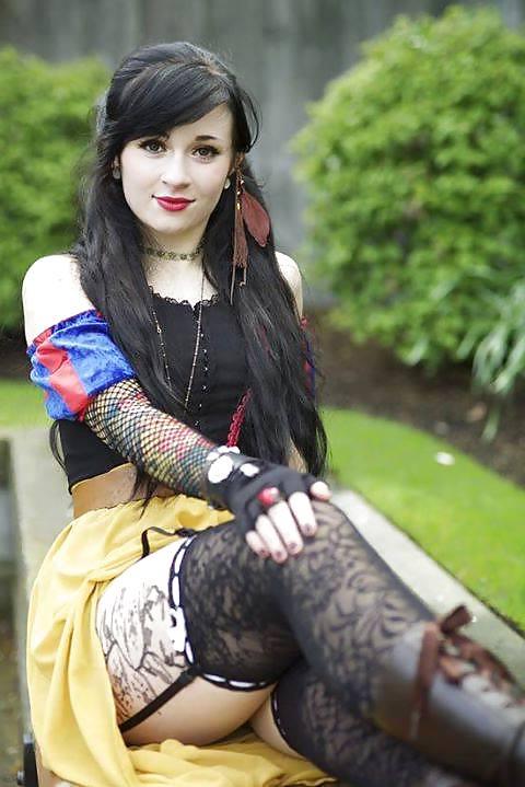 25P Cosplay upskirts
