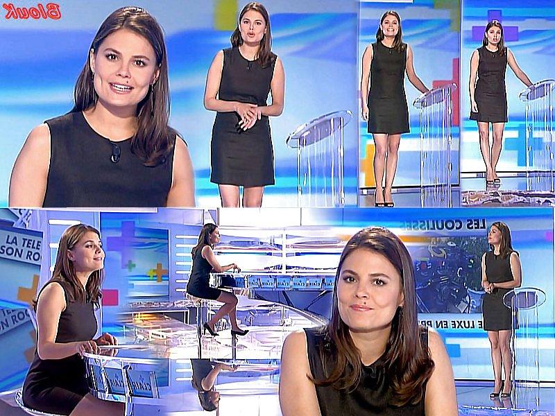 25P Charlotte Le Grix de la Salle Beautiful French TV Presenter