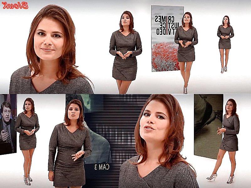 25P Charlotte Le Grix de la Salle Beautiful French TV Presenter