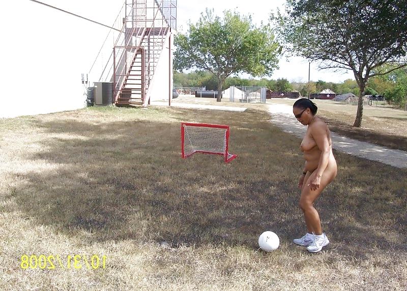 6P Playing a little soccer