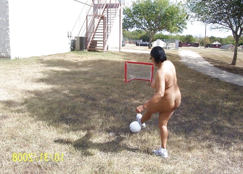 6P Playing a little soccer