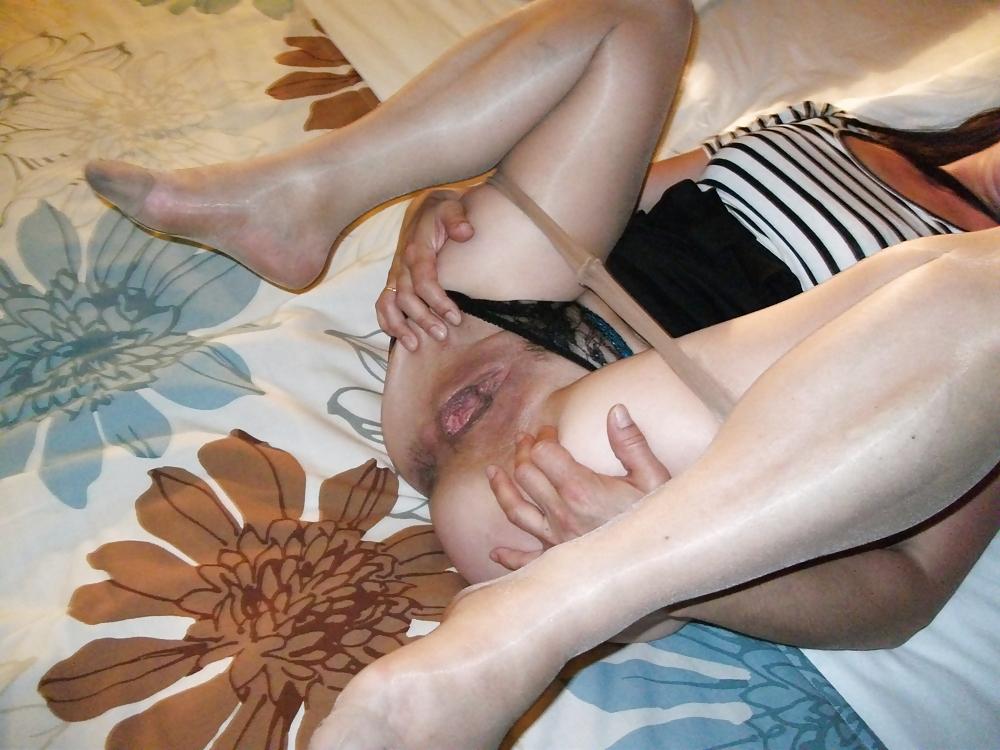 6P Aline french panthyose slut