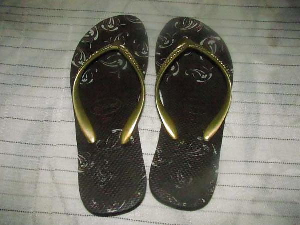 25P Havaianas High Light II – Marrom mit langen Haaren