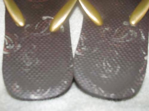 25P Havaianas High Light II – Marrom mit langen Haaren