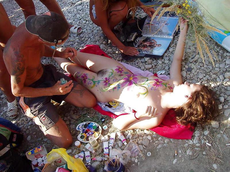 10P Nudist Pictures I love 19 Body painting