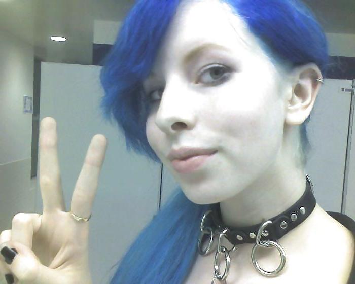 14P Blue Hair Emo :)