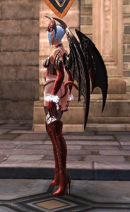 7P Red Halloween Costum for Tera Online