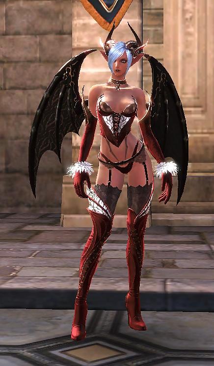 7P Red Halloween Costum for Tera Online