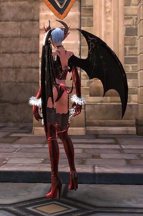 7P Red Halloween Costum for Tera Online