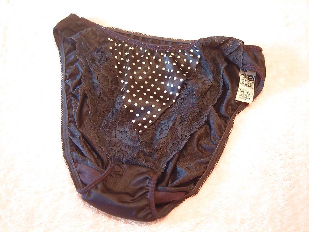 10P Blue nylon panty cum