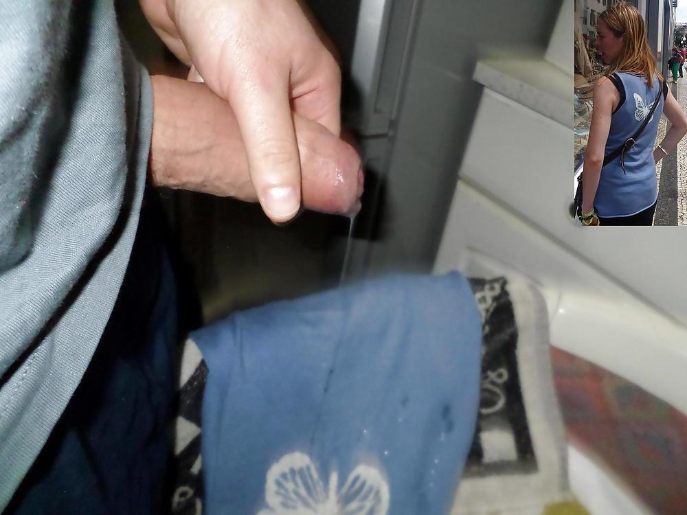 24P Cum on my WIfe's Blue Top